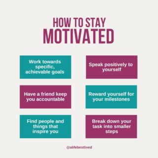 It's Wednesday! By the middle of the week, you might find yourself counting down the days and wishing it was the weekend. Motivation might be a little low and you might even find yourself asking " It's not Friday yet?!" Here are some tips to keep you motivated this week and for the days where motivation is a little low. You've got this!

 #motivation #WellnessWednesday #mentalhealth